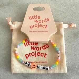 Little Word Project jewelry Be Kind bracelet pastel Smiley fashion jewelry New